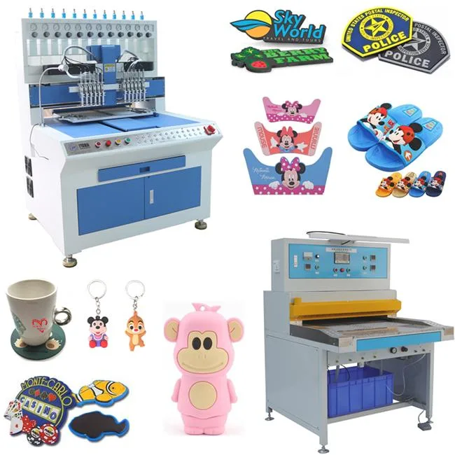 Label / Logo / Badge / Rubber Patch /Keychain / Watch Strap / Fridge Magnet Making Machine